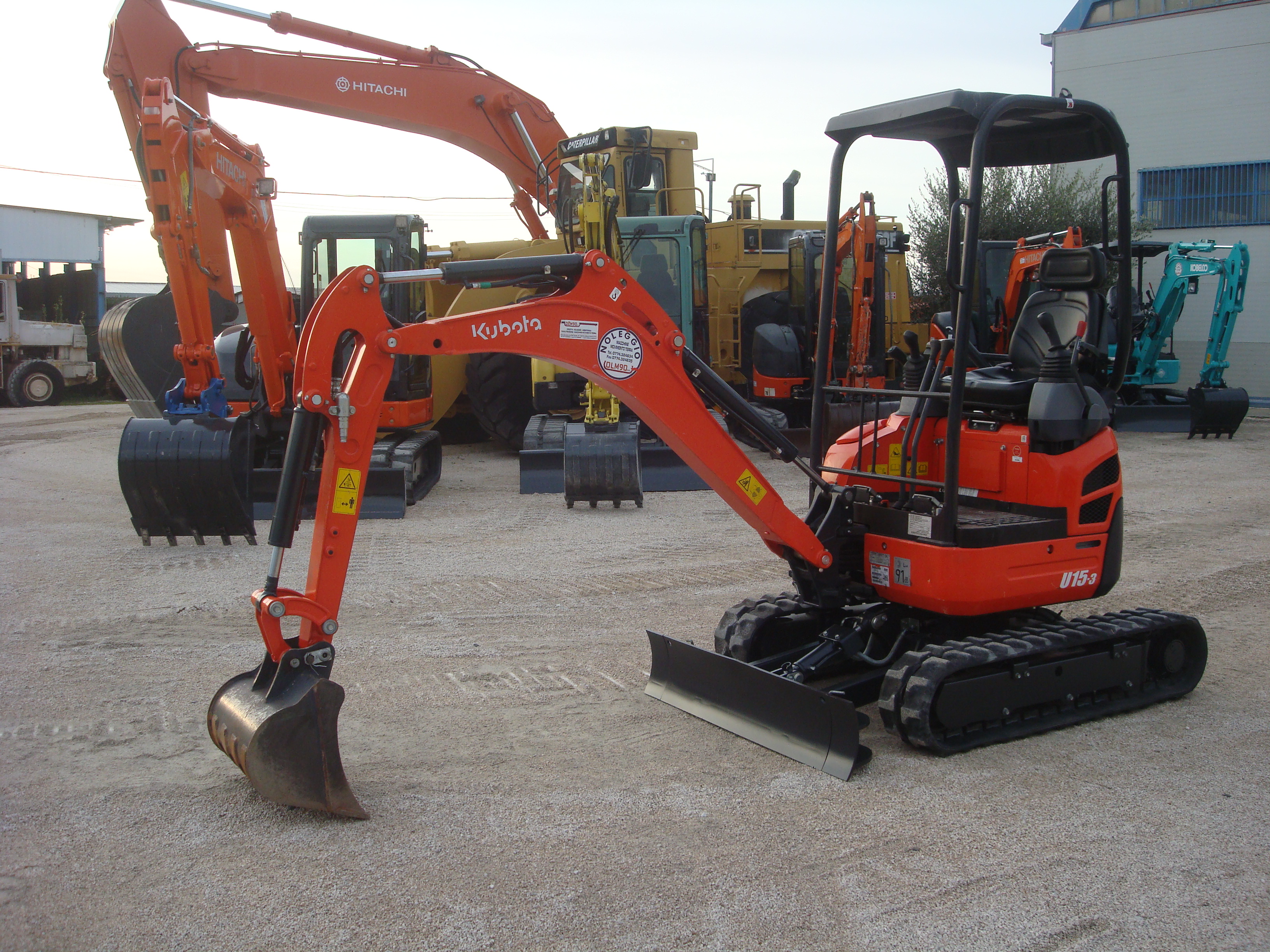 MINIESCAVATORE KUBOTA U15-3