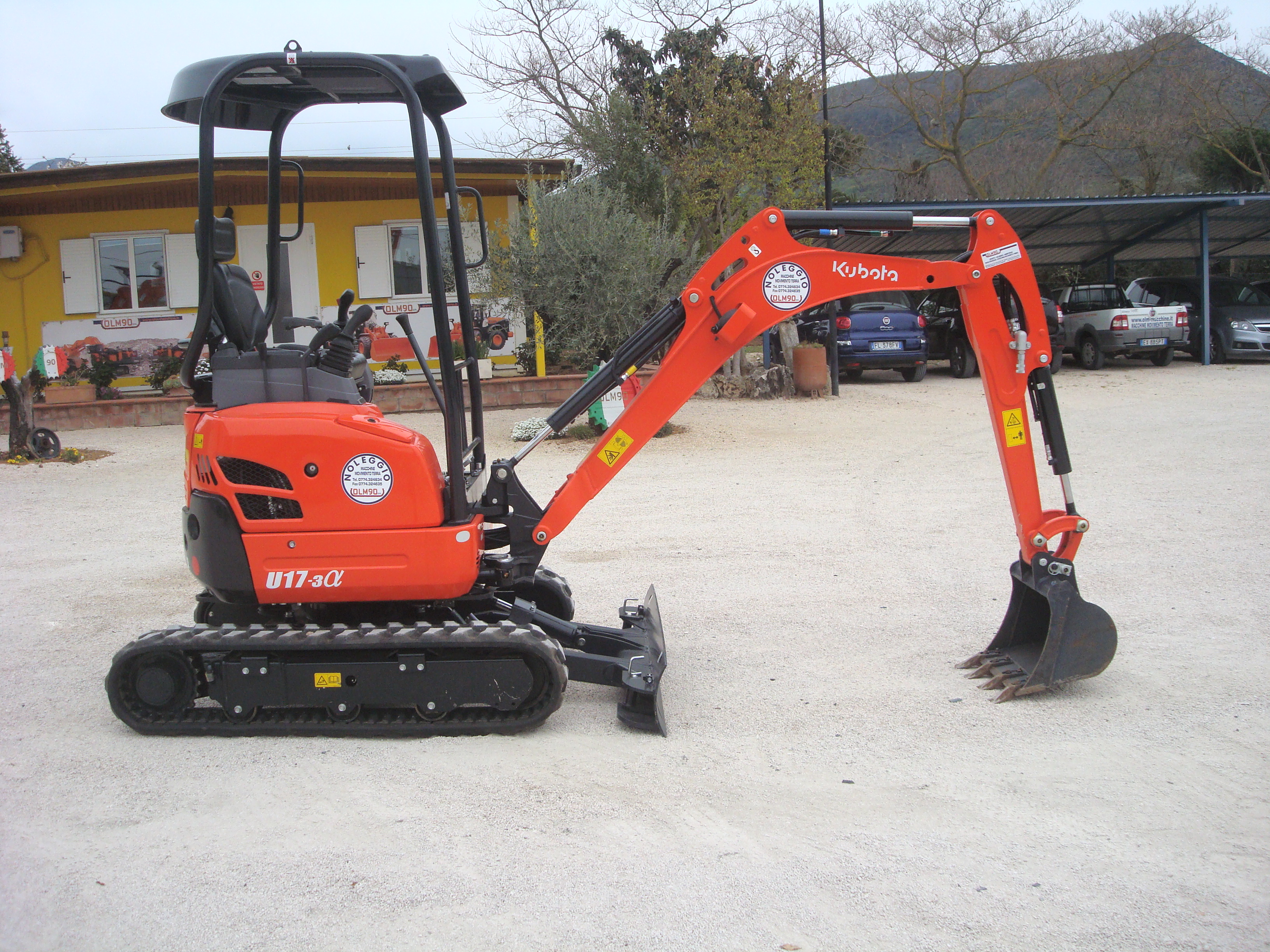 MINIESCAVATORE KUBOTA U17-3A