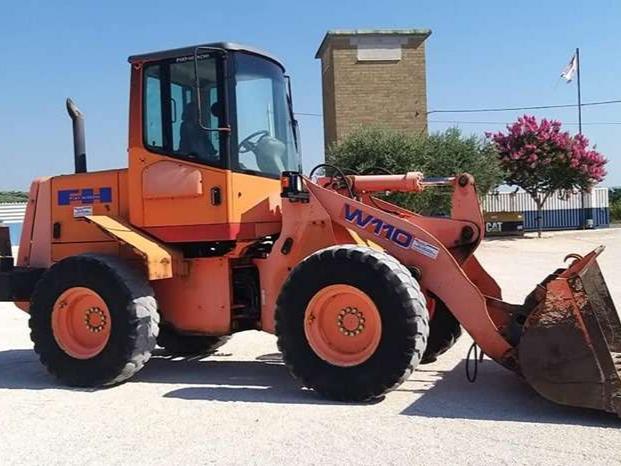 Fiat Hitachi W 110 Pala gommata del 2002